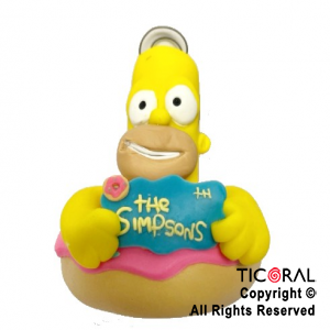 ADORNO HOMERO SIMPSON EN DONA PORCELANA FRIA x 1
